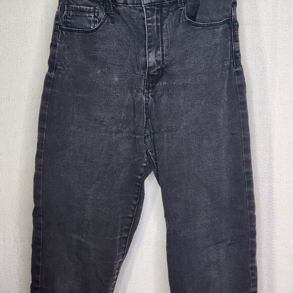 Forever 21 Black Cotton Poly Span High Waist 5 Pocket Stretch Skinny Jeans Sz 25 - Picture 6 of 16